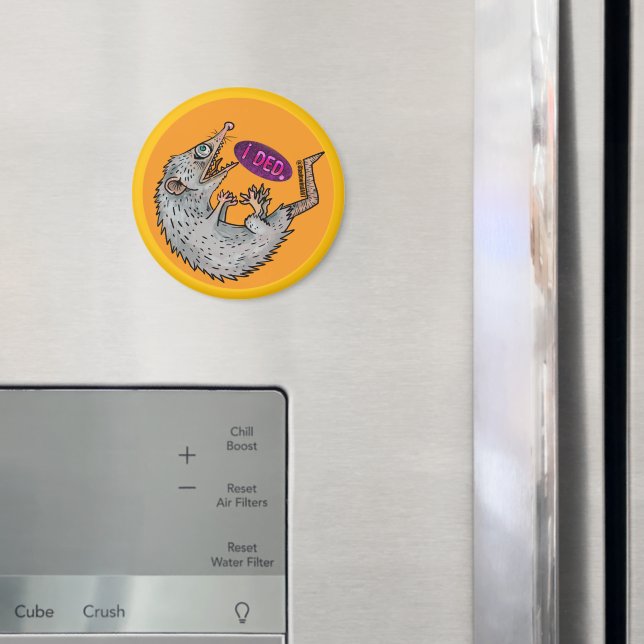 silly opossum magnet (In Situ (Fridge))