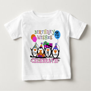 Silly Penguins 4th Birthday T-shirts and Gifts