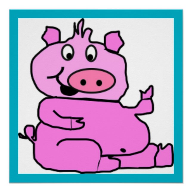 SILLY PIGGY POSTER (Front)