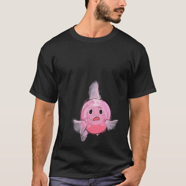 Silly Pink Fish T-Shirt (Front)