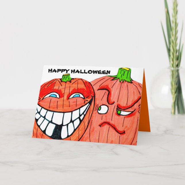 SILLY PUMPKIN HALLOWEEN card (Front)