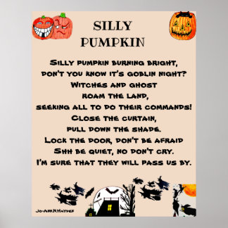 SILLY PUMPKIN POSTER