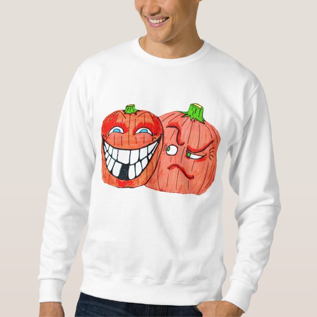 SILLY PUMPKINS HALLOWEEN  SWEATSHIRT (Front)