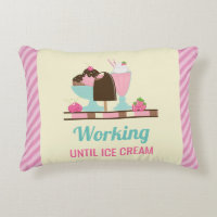Silly Pun Working Until Ice Cream - Yummy Treats
