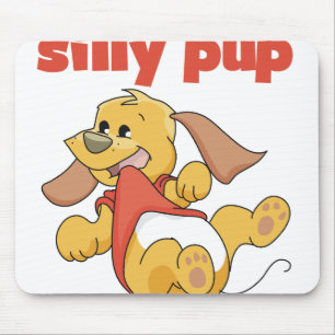 Silly Pup Mouse Pad