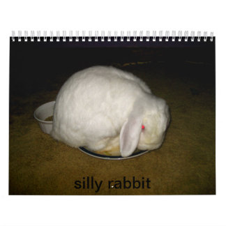 silly rabbit calendar