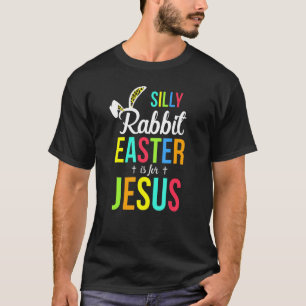 Silly Rabbit Easter Is For Jesus Cross Gnome Boy G T-Shirt