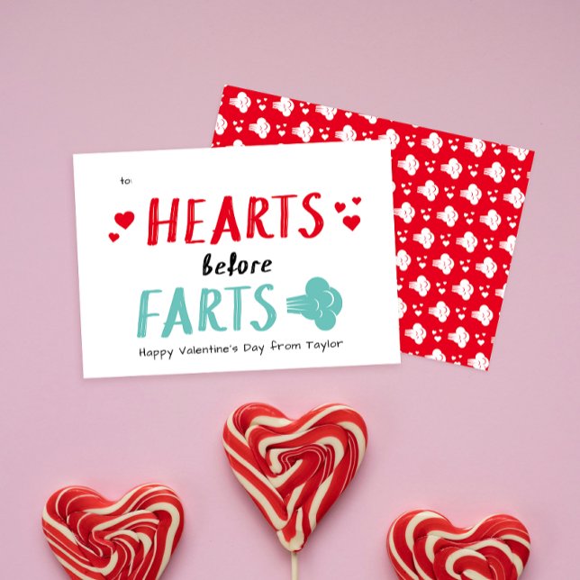 Silly Red Hearts Before Farts Classroom Valentine (Creator Uploaded)