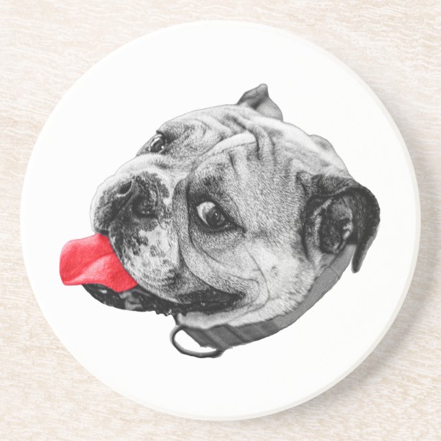 Silly Red Sip Coaster (Front)