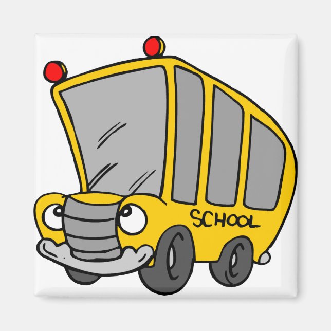 Silly School Bus Magnet (Front)