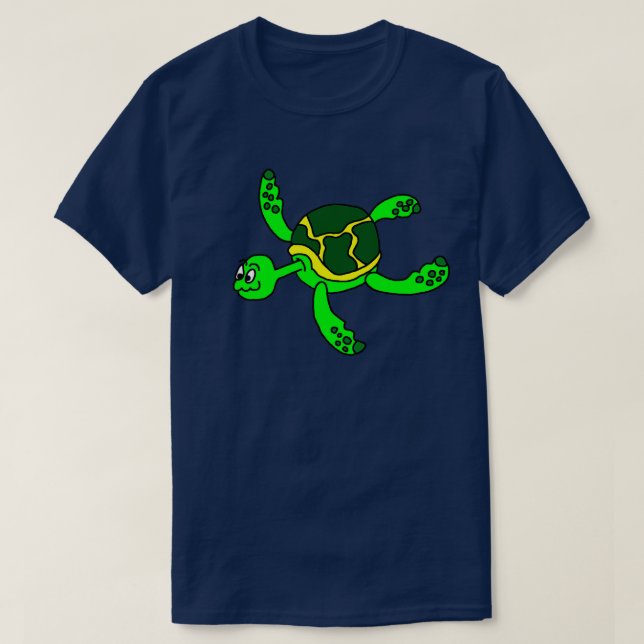 Silly Sea Turtle T-Shirt (Design Front)