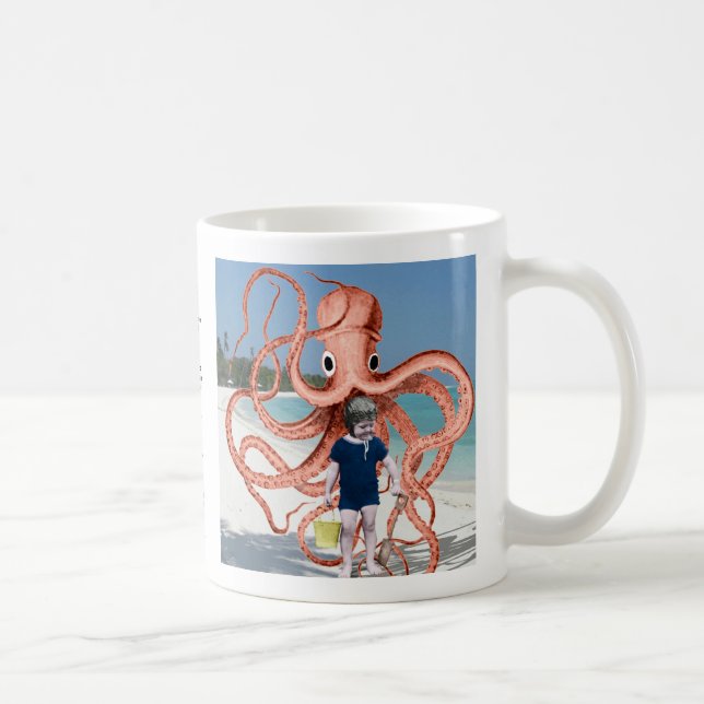 Silly Stories: Man-eating Octopus Coffee Mug (Right)