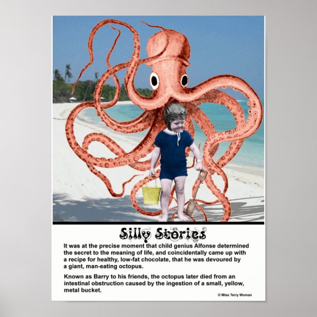Silly Stories: Man-eating Octopus Poster (Front)