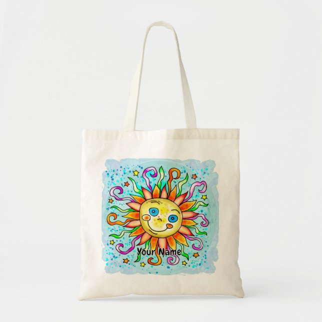 Silly Sun  Tote Bag (Front)