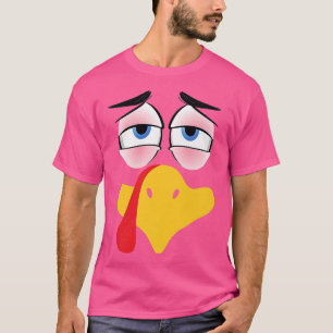 SILLY TURKEY FACE, THANKSGIVING DINNER, FUNNY FAMI T-Shirt