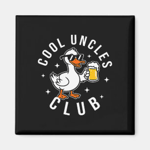 Silly Uncle Goose Cool Uncles Club Shirt Men Uncle Magnet