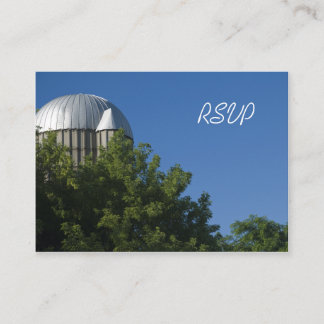 Silo and Blue Sky Farm Wedding RSVP Response Card