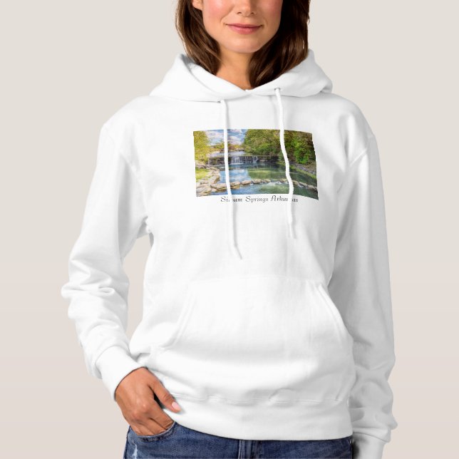 Siloam Springs Sager Creek Waterfall Hoodie (Front)