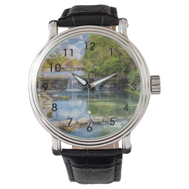 Siloam Springs Sager Creek Waterfall Wrist Watch (Front)