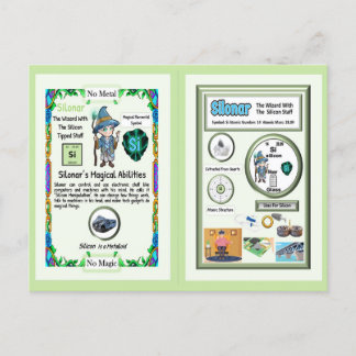 Silonar Wizard - Silicon Element Postcard