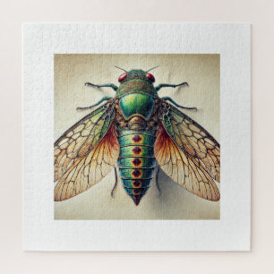 Silpha dorsal view 020924IREF208 - Watercolor Jigsaw Puzzle
