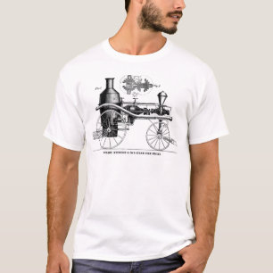 Silsby Rotary Steam Fire Engine T-Shirt