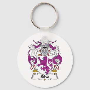 Silva Family Crest Key Ring