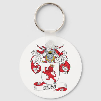 Silva Family Crest Key Ring