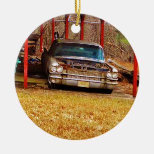 Silver 1963 Sadan Deville Ceramic Tree Decoration