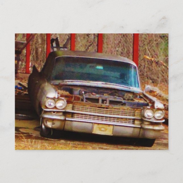 Silver 1963 Sadan Deville Postcard (Front)