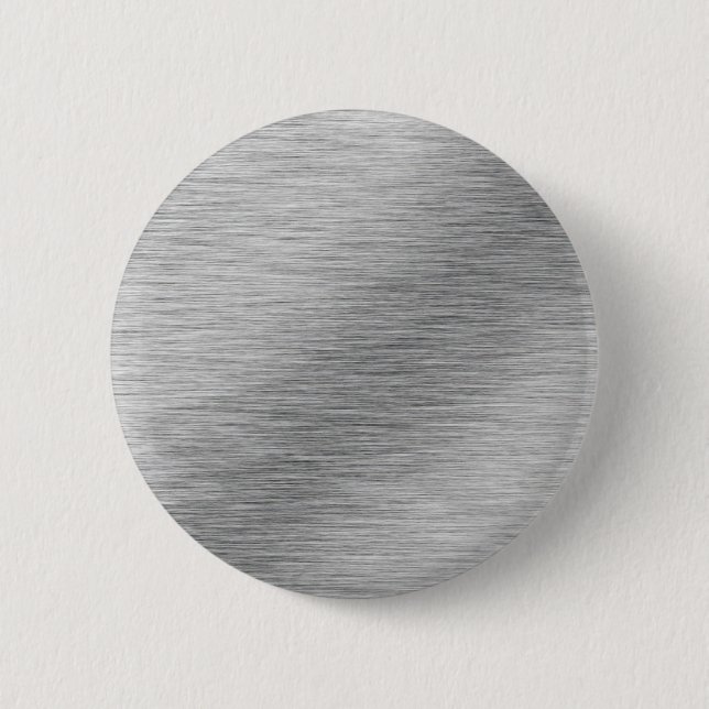 Silver 6 Cm Round Badge (Front)