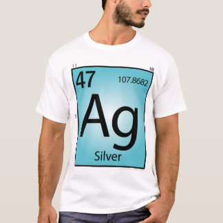 Silver (Ag) Element T-Shirt - Front Only