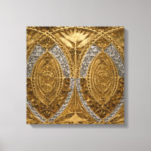 Silver And Gold Art Deco Pattern