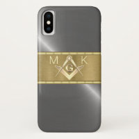 Silver and Gold Masonic Symbol