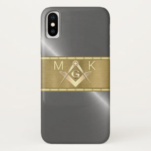 Silver and Gold Masonic Symbol Case-Mate iPhone Case