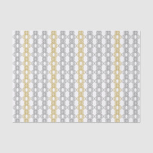 Silver and Gold Pattern Tissue Paper