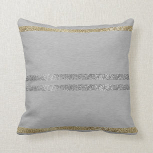 Silver and gold Pillow
