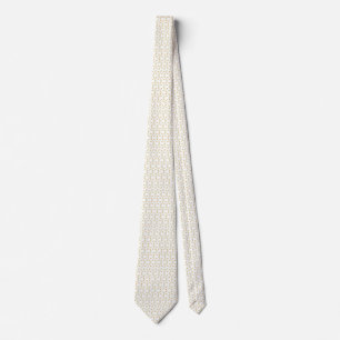 Silver and Gold Pinwheels Tie