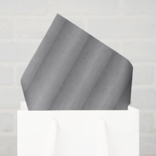 Silver and grey corrugated pattern tissue paper