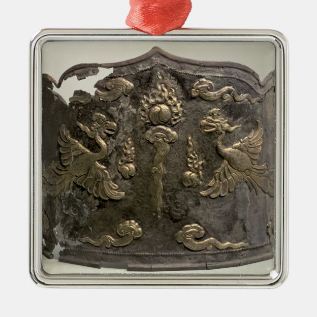 Silver and parcel gilt Imperial Crown Metal Tree Decoration (Front)