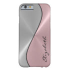 Silver and Pink Stainless Steel Metal