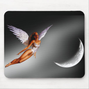 Silver Angel Fantasy/Sci Fi Designed Mousepad