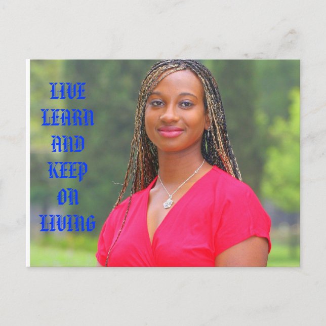silver ann lee **famous Quote Postcard (Front)