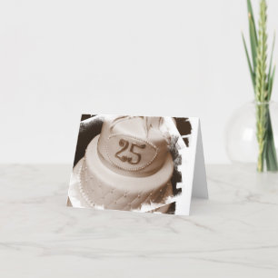 Silver Anniversary Note Cards