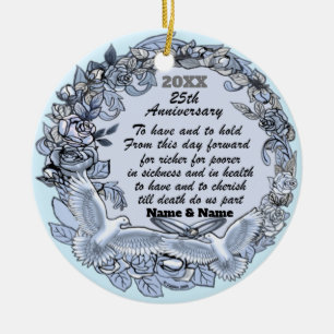 Silver Anniversary ornament