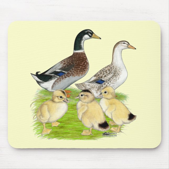 Silver Appleyard Family Mouse Pad (Front)