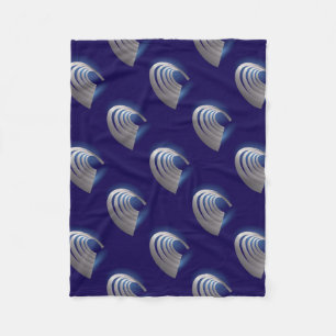 silver arcade tunnel fleece blanket
