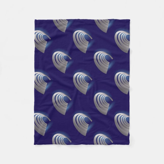 silver arcade tunnel fleece blanket (Front)