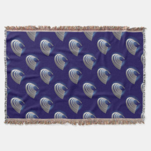 silver arcade tunnel throw blanket