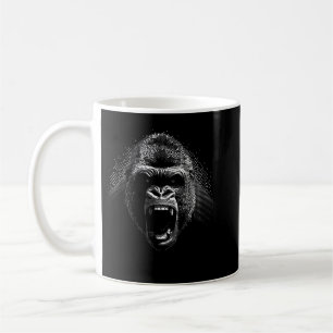 Silver Back Gorilla Chimpanzee Monkey Primate Port Coffee Mug